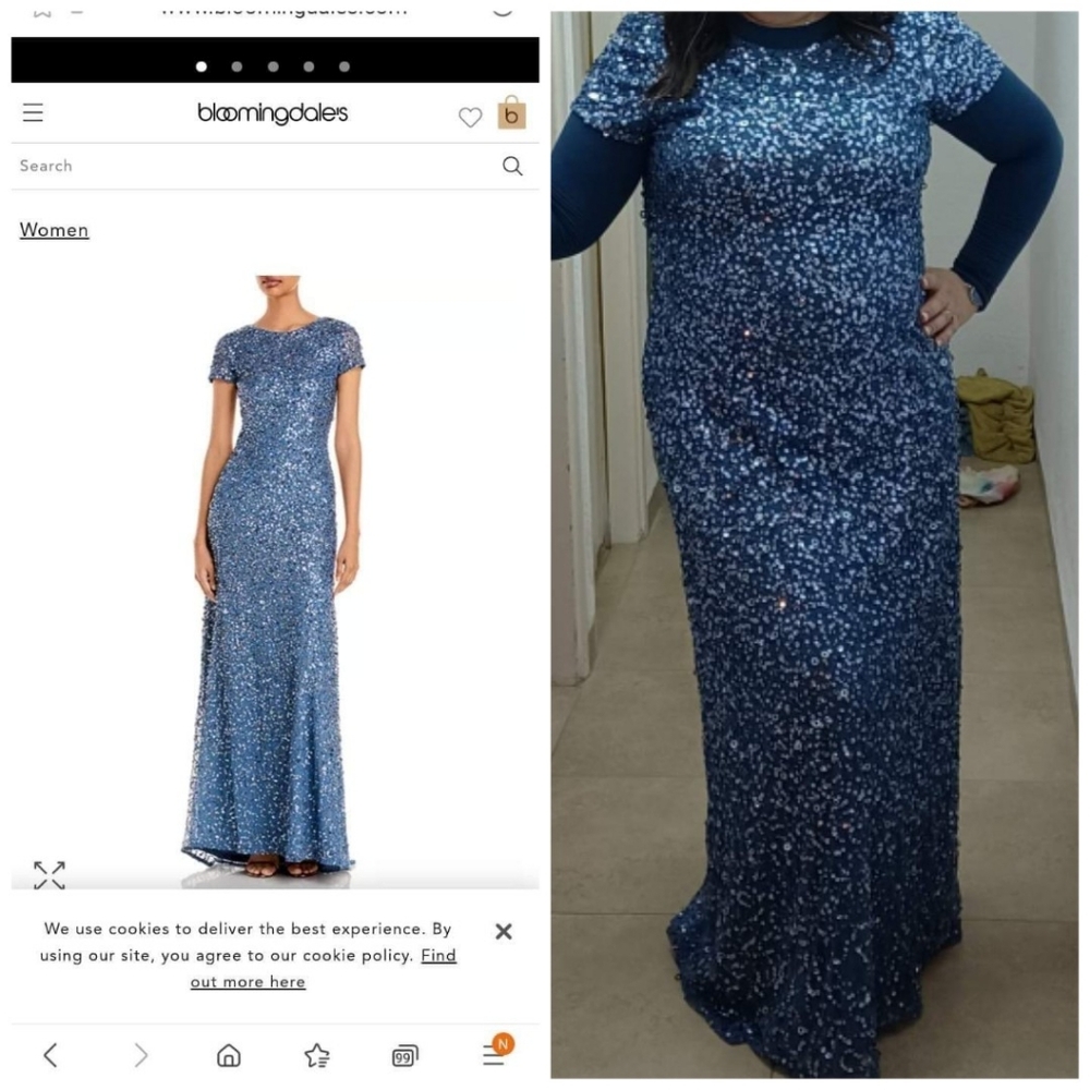 Adrianna Pappel size 14, Blue